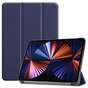 Just in Case Smart Tri-Fold Housse en cuir artificiel compatible avec iPad Pro 12.9 (2021 2022) - bleu
