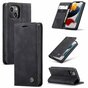 Caseme Slim Retro Wallet &eacute;tui en cuir artificiel compatible avec iPhone 13 - noir