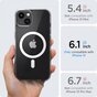 Spigen Ultra Hybrid Magnetic Ring TPU avec Air Cushion compatible avec iPhone 13 - transparent
