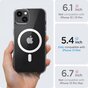 Spigen Ultra Hybrid Magnetic Ring TPU avec Air Cushion compatible avec iPhone 13 mini - transparent
