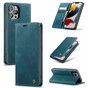Caseme Slim Retro Wallet &eacute;tui en cuir artificiel compatible avec iPhone 13 Pro Max - bleu