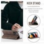 &Eacute;tui portefeuille en similicuir Caseme Slim Retro Wallet pour iPhone 13 Pro Max - Marron