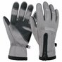 Gants pour &eacute;cran tactile WHEEL UP - R&eacute;sistant aux &eacute;claboussures - Gris Taille M