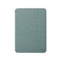 Xqisit Housse en TPU en tissu enduit compatible avec iPad 10.2 (2019 2020 2021) - verte