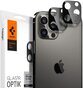 Protecteur d&#039;objectif Spigen Glas tR Optik Lens (2 Pack) pour iPhone 12 Pro - Noir
