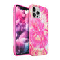 Coque Laut Huex Tie Dye pour iPhone 12 et iPhone 12 Pro - rose