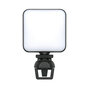 Xqisit Lampe Pour Ordinateur Portable Clip Cam&eacute;ra LED Lumi&egrave;re USB-C R&eacute;glable - Noir