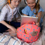 Planet Buddies - Coussin pour tablette en forme de hibou - Pouf adapt&eacute; au support iPad - Rose