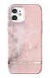 &Eacute;tui pour iPhone 12 et iPhone 12 Pro Richmond &amp; Finch Pink Marble Marble - Rose