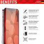 Displex Real Glass + Frame protecteur d&#039;&eacute;cran compatible avec iPhone 12 mini - transparent