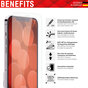 Displex Real Glass + Frame protecteur d&#039;&eacute;cran compatible avec iPhone 12 Pro Max - transparent