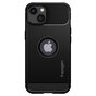 Spigen Rugged Armor TPU avec &eacute;tui en fibre de carbone &agrave; Air Cushion pour iPhone 13 - Noir