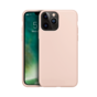 Xqisit Coque en silicone Anti Bac PC et coque en silicone compatible avec iPhone 13 Pro - rose