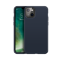 Xqisit Coque en silicone Anti Bac PC et coque en silicone compatible avec iPhone 13 - bleu