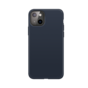 Xqisit Coque en silicone Anti Bac PC et coque en silicone compatible avec iPhone 13 - bleu