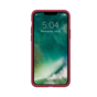 Xqisit Coque en silicone Anti Bac PC et coque en silicone compatible avec iPhone 13 Pro - rouge