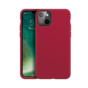 Xqisit Coque en silicone Anti Bac PC et coque en silicone compatible avec iPhone 13 - rouge