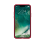 Xqisit Coque en silicone Anti Bac PC et coque en silicone pour iPhone 13 - rouge