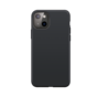 Xqisit Coque en silicone Anti Bac PC et coque en silicone pour iPhone 13 - noire