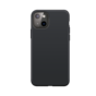 Xqisit Coque en silicone Anti Bac PC et coque en silicone compatible avec iPhone 13 mini - noir