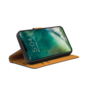 Xqisit Slim Wallet Selection Anti Bac en cuir artificiel et TPU compatible avec iPhone 13 Pro Max - noir