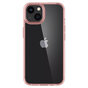 Coque Spigen Ultra Hybrid PU et TPU Air Cushion compatible avec iPhone 13 - rose