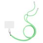 Cordon t&eacute;l&eacute;phonique multifonctionnel r&eacute;glable avec patch - Vert