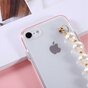 Coque en TPU Pearls compatible avec iPhone 7, 8, SE 2020 et SE 2022 - transparente