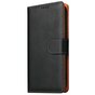 &Eacute;tui portefeuille en cuir artificiel Bookcase compatible avec iPhone 14 - noir