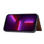 &Eacute;tui en cuir artificiel Card Wallet compatible avec iPhone 14 - marron