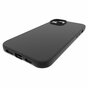 Coque en TPU noir mat compatible avec iPhone 14 - noir