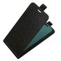 &Eacute;tui en cuir artificiel Flipcase vertical compatible avec iPhone 14 - noir