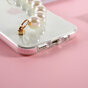 Coque en TPU Pearls pour iPhone 12 et iPhone 12 Pro - transparente