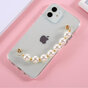 Coque en TPU Pearls pour iPhone 12 et iPhone 12 Pro - transparente