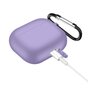 &Eacute;tui en silicone Solid Protection avec crochet compatible avec AirPods 3 - violet