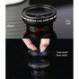 Kit d&#039;objectif de cam&eacute;ra de t&eacute;l&eacute;phone, objectif &agrave; clipser 2 en 1, ultra grand Angle 0,45x + objectif Macro HD