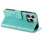 Coque en TPU Mandala Wallet pour iPhone 14 Pro - verte