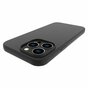 Coque en TPU noir mat compatible avec iPhone 14 Pro - noir
