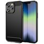 Coque en TPU Carbon Armor pour iPhone 14 Pro - noire