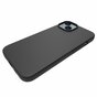 Coque en TPU noir mat compatible avec iPhone 14 Plus - noir