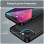 Coque en TPU Carbon Armor compatible avec iPhone 14 Plus - noire