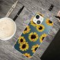 Coque TPU Tournesol avec tournesols compatible avec iPhone 14 Plus - transparente et jaune