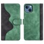 &Eacute;tui portefeuille en cuir artificiel compatible avec iPhone 14 Plus - vert