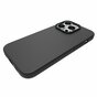 Coque en TPU noir mat compatible avec iPhone 14 Pro Max - noir