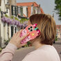 Coque licorne en silicone Unicorn Pop Fidget Bubble pour iPhone 13 - rose