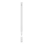 Housse de protection Extra Grip en silicone compatible avec Apple Pencil 2 - Blanc