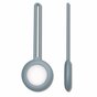 &Eacute;tui en silicone et anneau rond de suspension compatible avec Apple AirTag - Bleu