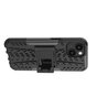 Coque en plastique et TPU anti-d&eacute;rapant Shockproof Kickstand pour iPhone 14 - noir