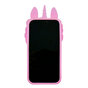 Coque en silicone Unicorn Pop Fidget Bubble pour iPhone 14 Pro Max - Rose