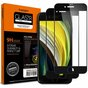 Spigen Screentector Full Cover Glass Pack de 2 compatible avec iPhone 7, 8, SE 2020 et SE 2022 - noir